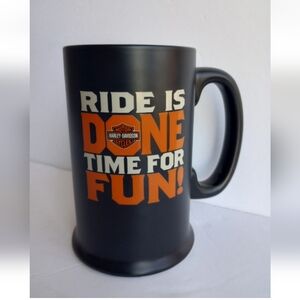 Large Harley Davidson 2015 Hallmark Beer Stein/Ceramic Mug See Description